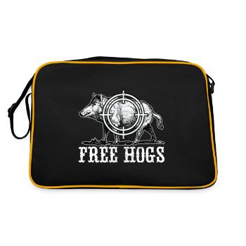 Hunters Wild Boar Hunting - Retro Bag - black/gold - Back