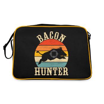 Chasseurs Chasse au sanglier - Sac Retro - noir/or - Dos