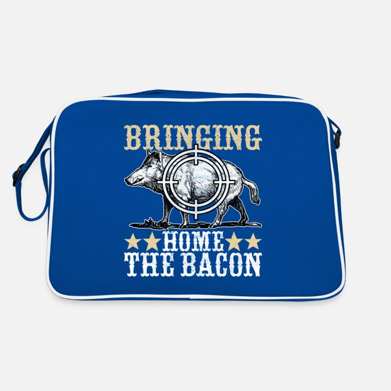 Wild Boar Hunting Hunter Retro Bag