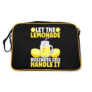 Stand de limonade Lemonade - Sac Retro - noir/or - Dos