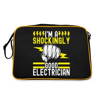 Electrician Electronics Technician - Retro Bag - black/gold - Back