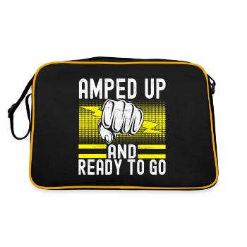 Electrician Electronics Technician - Retro Bag - black/gold - Back