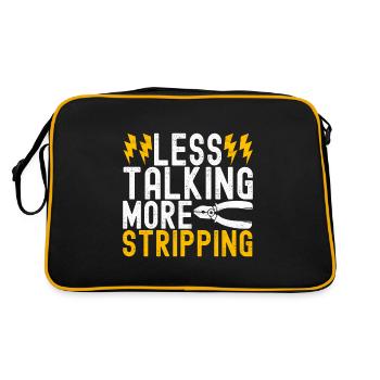 Electrician Electronics Technician - Retro Bag - black/gold - Back