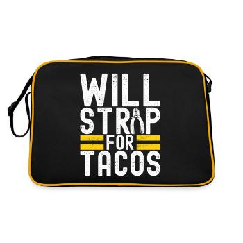 Electrician Electronics Technician - Retro Bag - black/gold - Back