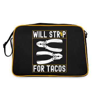 Electrician Electronics Technician - Retro Bag - black/gold - Back