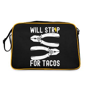 Electrician Electronics Technician - Retro Bag - black/gold - Back