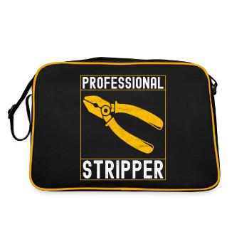 Electrician Electronics Technician - Retro Bag - black/gold - Back