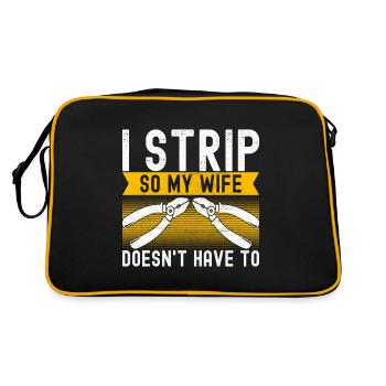 Electrician Electronics Technician - Retro Bag - black/gold - Back