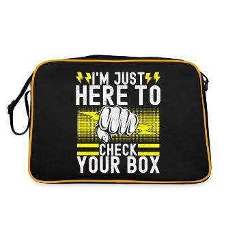 Electrician Electronics Technician - Retro Bag - black/gold - Back