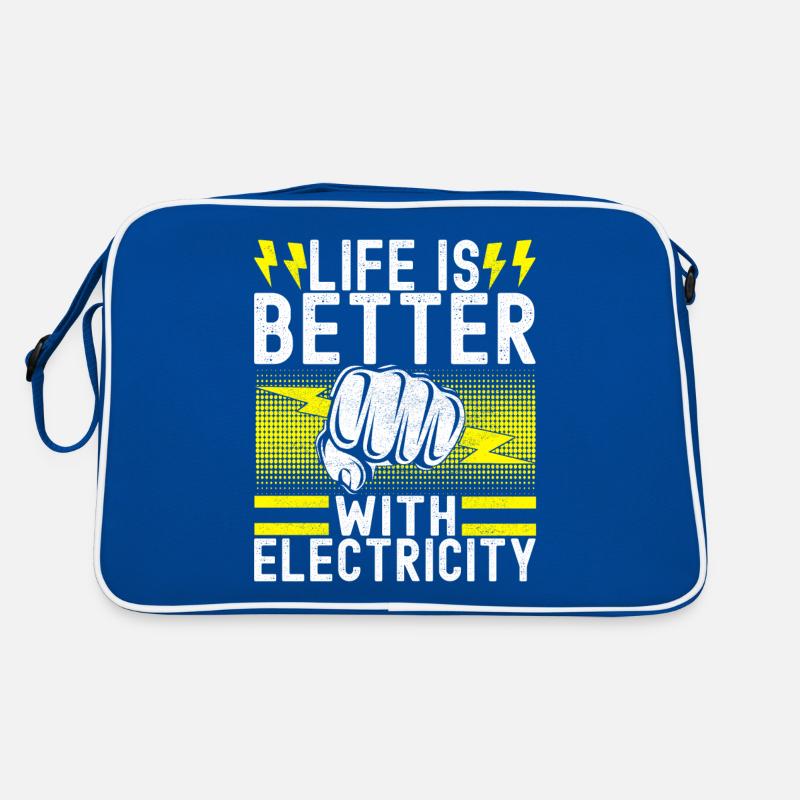 Elektriker Elektroniker Retro Tasche