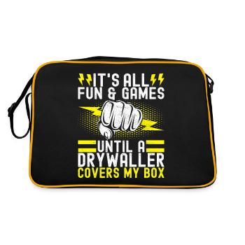 Electrician Electronics Technician - Retro Bag - black/gold - Back