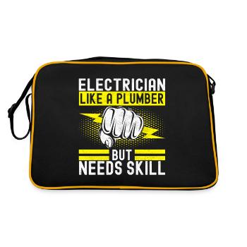 Electrician Electronics Technician - Retro Bag - black/gold - Back