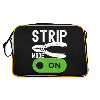 Electrician Electronics Technician - Retro Bag - black/gold - Back
