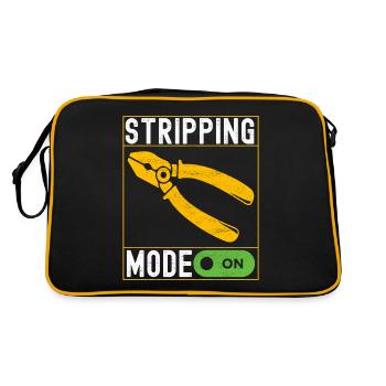 Electrician Electronics Technician - Retro Bag - black/gold - Back