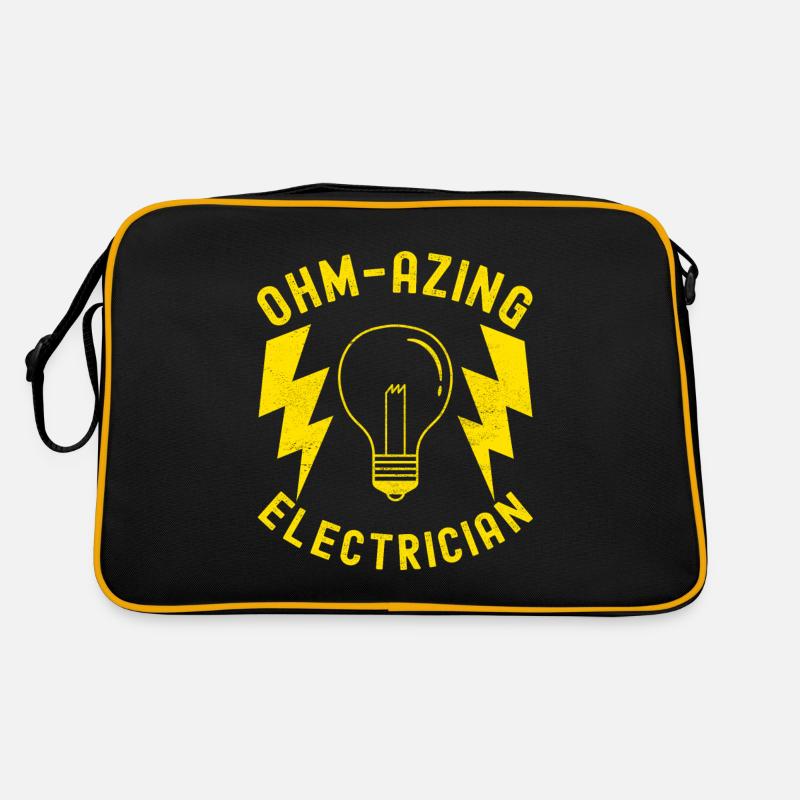 Elektriker Elektroniker Retro Tasche