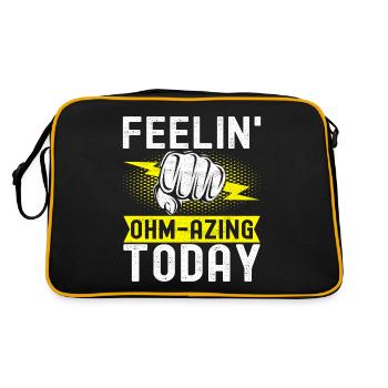 Electrician Electronics Technician - Retro Bag - black/gold - Back