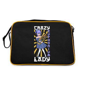Crazy Euphonium Lady - Euphonium - Sac Retro - noir/or - Dos
