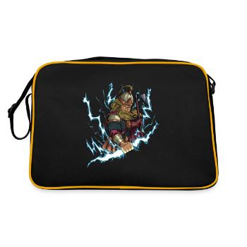 Dieu slave Perun - Sac Retro - noir/or - Dos