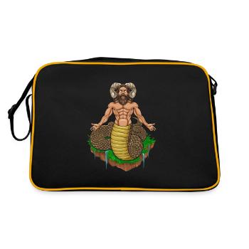 Dieu slave Veles - Sac Retro - noir/or - Dos
