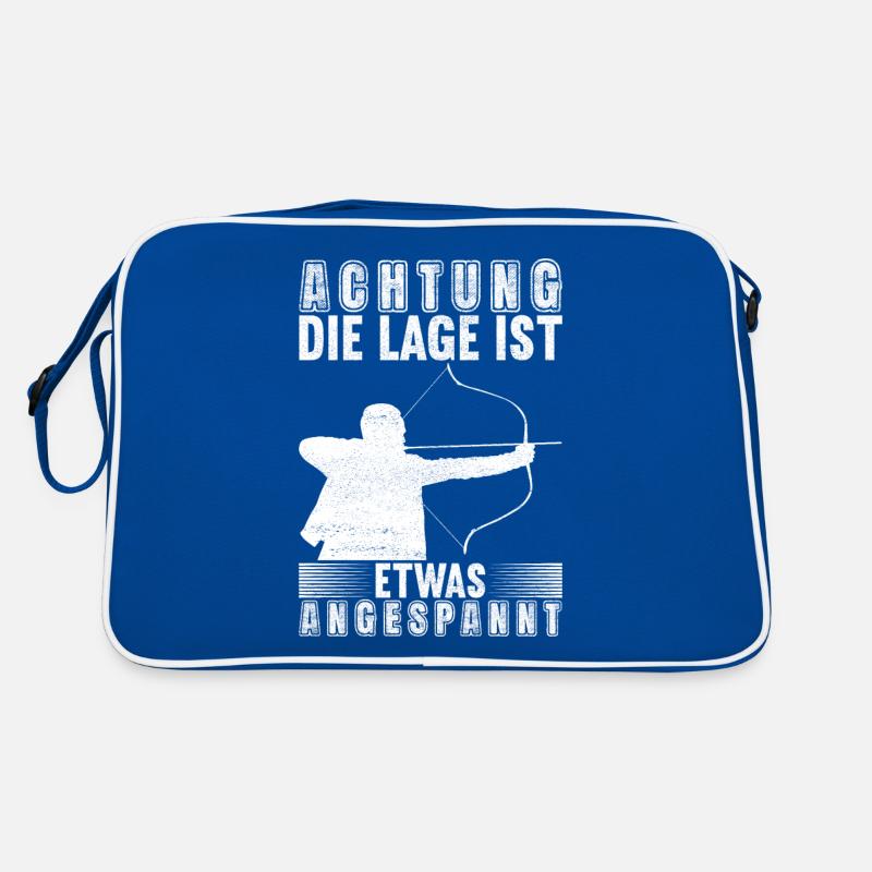 Bogenschießen Bogenschütze Retro Tasche