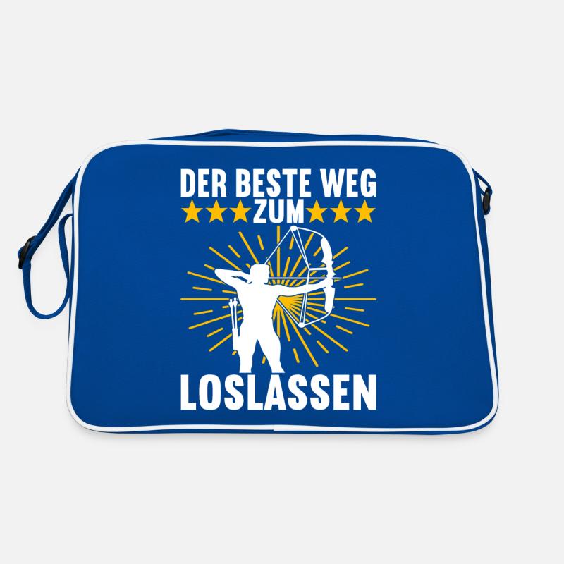 Bogenschießen Bogenschütze Retro Tasche