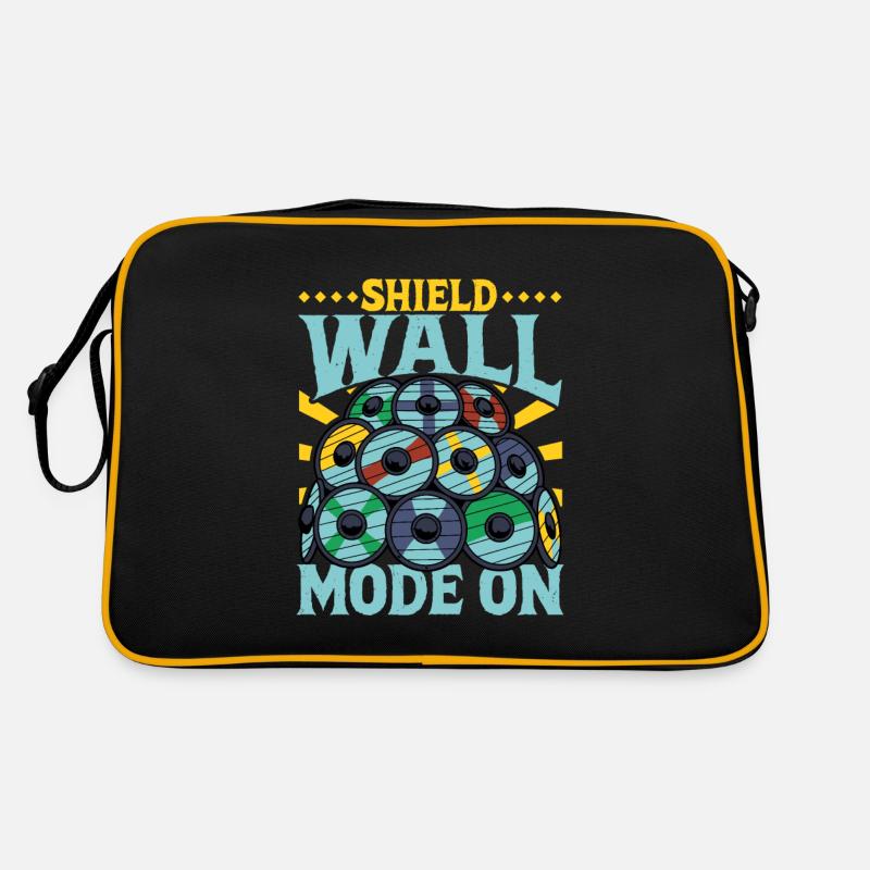 Shield Wall Mode On - Wikinger Schildwall Retro Tasche