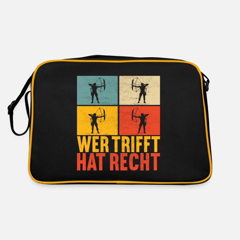 Bogenschießen Bogenschütze Retro Tasche