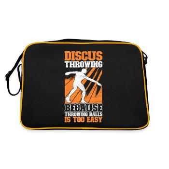 Lanceur de disque Lancer de disque - Sac Retro - noir/or - Dos