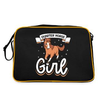 Quarter Horse Girl - Sac Retro - noir/or - Dos