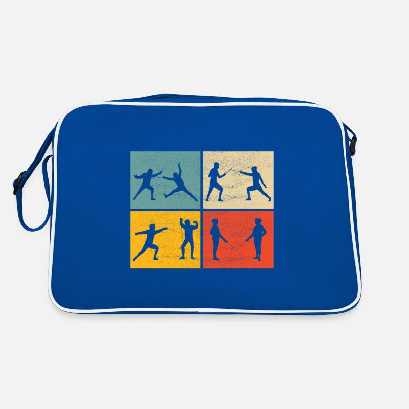 Fechten Fechtsport Retro Tasche