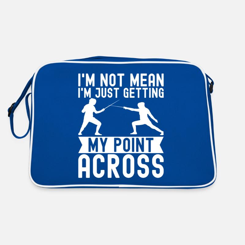 Fechten Fechtsport Retro Tasche