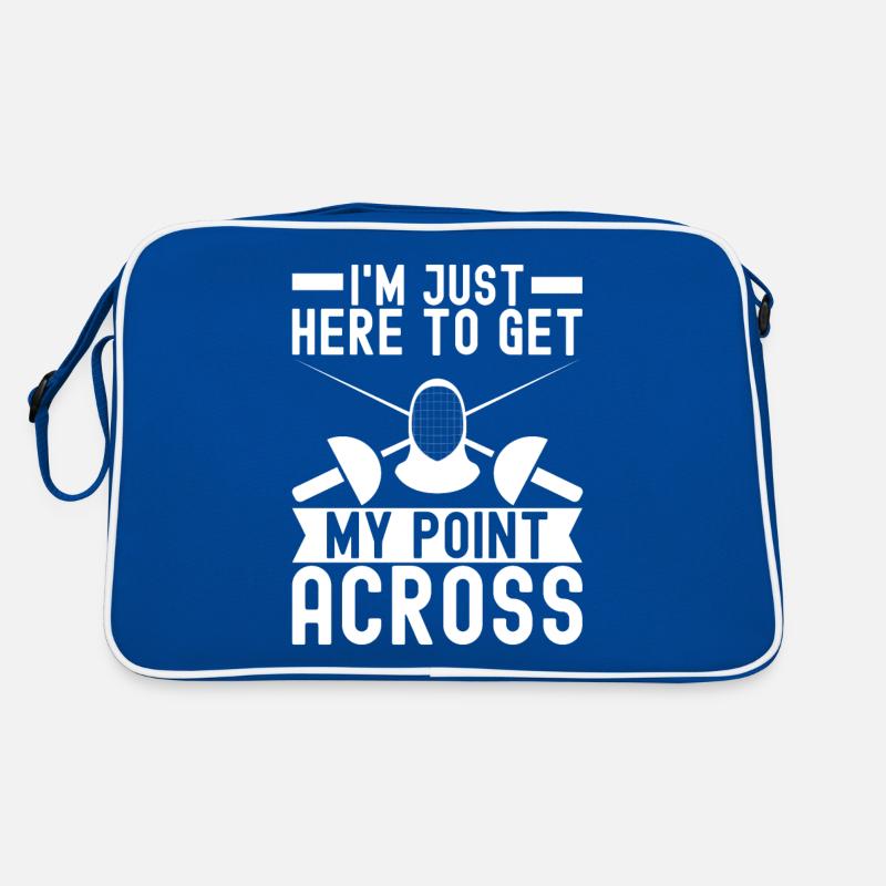 Fechten Fechtsport Retro Tasche