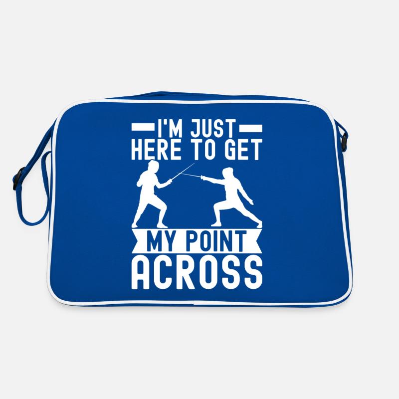 Fechten Fechtsport Retro Tasche