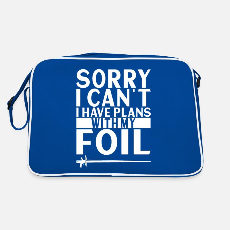 Fechten Fechtsport Retro Tasche