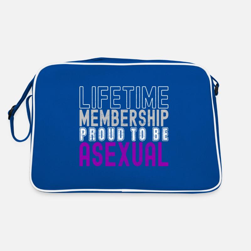 Asexuell Ace Retro Tasche