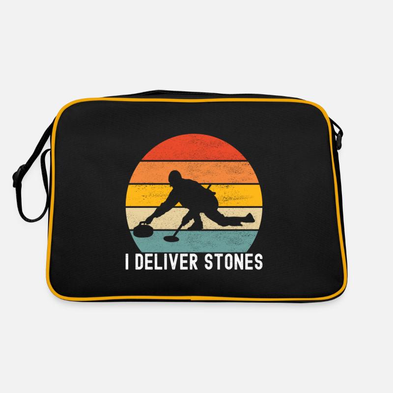 Joueurs de curling Sac Retro