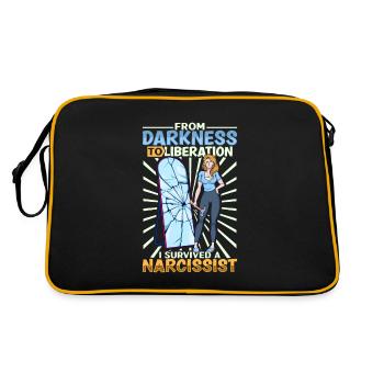 Libérez enfin - Narcissisme Survivant - Sac Retro - noir/or - Dos