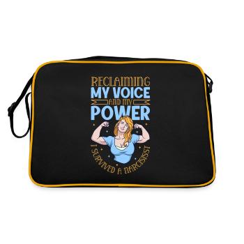 Strong Again - Survivants du narcissisme - Sac Retro - noir/or - Dos