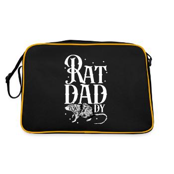 Propriétaire de rat - Rat Daddy - Sac Retro - noir/or - Dos