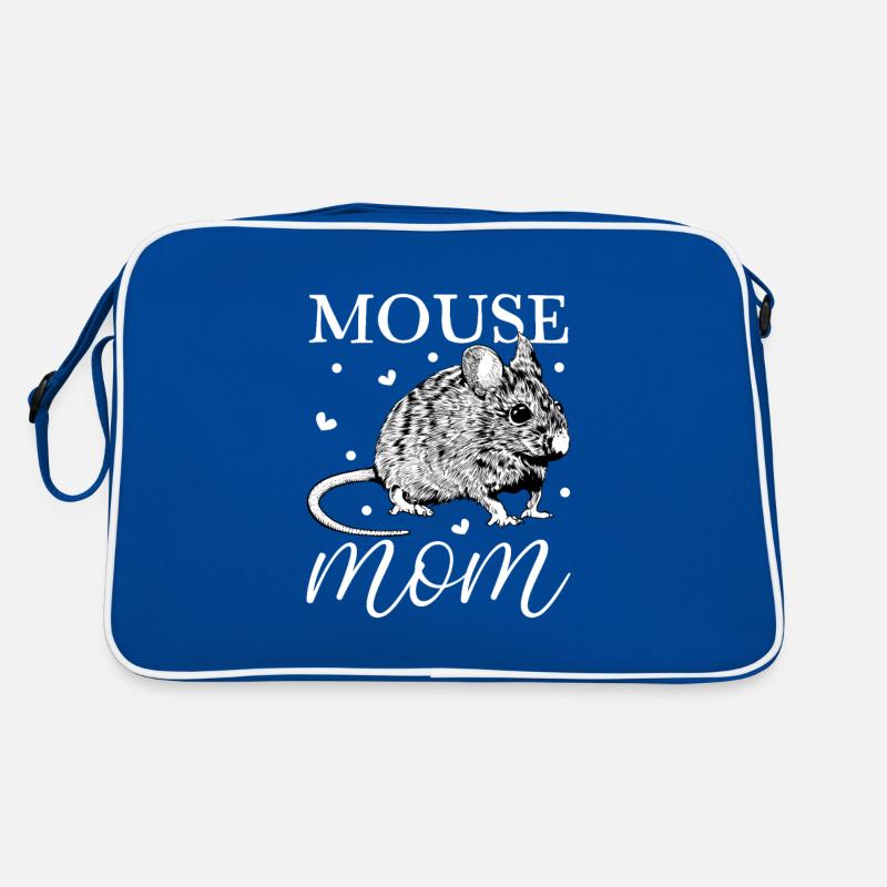 Mäusebesitzer - Mäuse Mama Retro Tasche