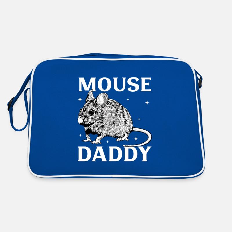 Mäusebesitzer - Mäuse Papa Retro Tasche