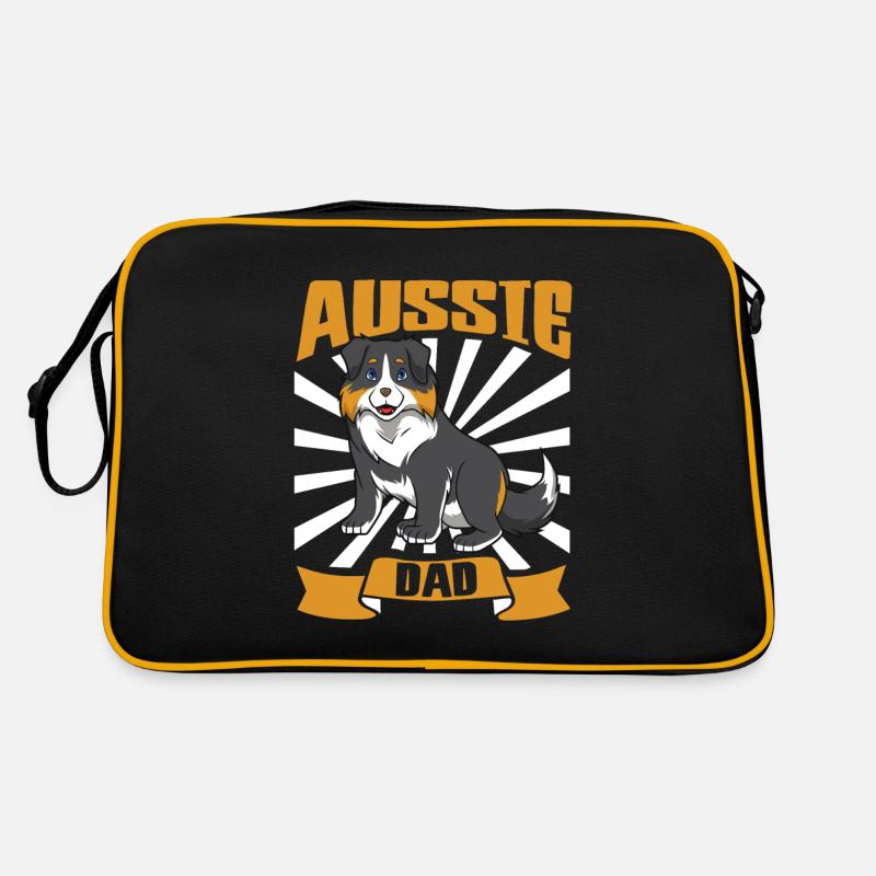 Aussie Dad - Australian Shepherd Retro Bag