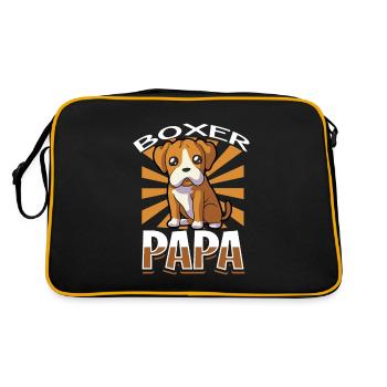 Boxer Dad - Boxer - Sac Retro - noir/or - Dos