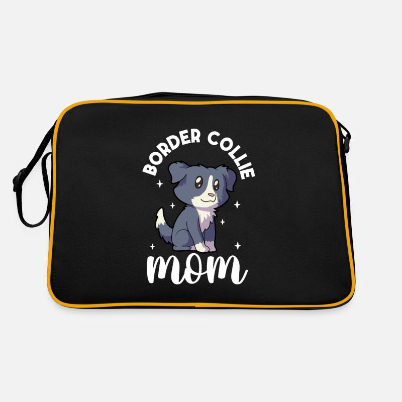 Border Collie Maman - Border Collie Sac Retro