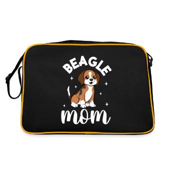 Maman Beagle - Beagle - Sac Retro - noir/or - Dos