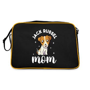 Jack Russel Maman - Jack Russel Terrier - Sac Retro - noir/or - Dos