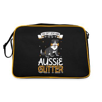 Aussie Glitter - Retro Bag - black/gold - Back