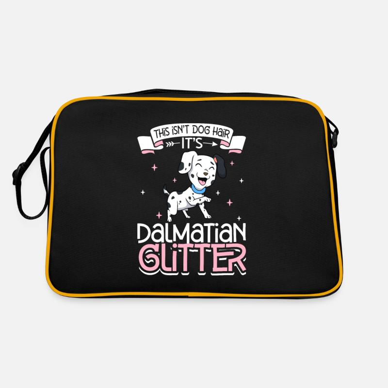 Dalmatian Glitter Retro Bag