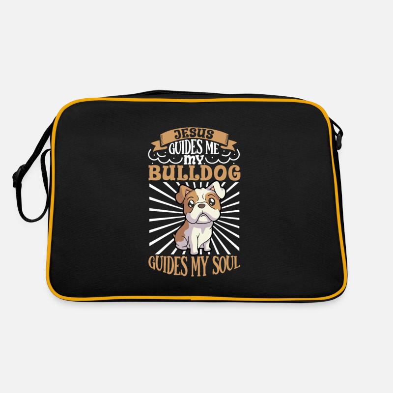 Jésus et mon bouledogue Sac Retro