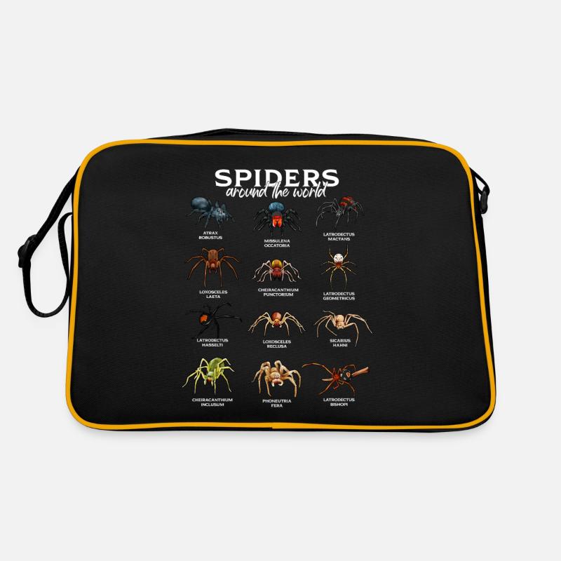 Araignées dans le monde - Espèces d’araignées Sac Retro